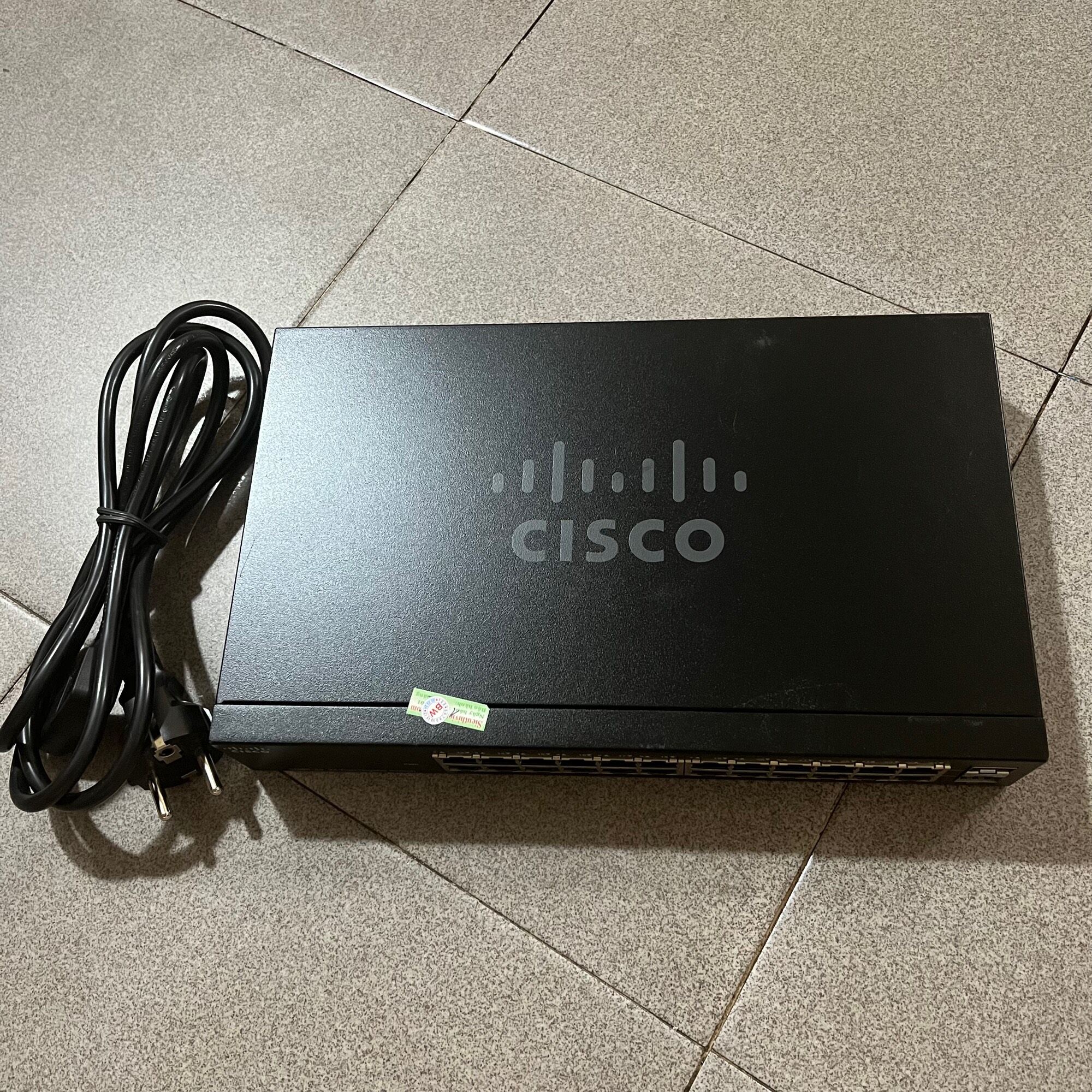 Bộ chia mạng cisco sg95-24 24 port gigabit + 2 slot sfp đẹp
