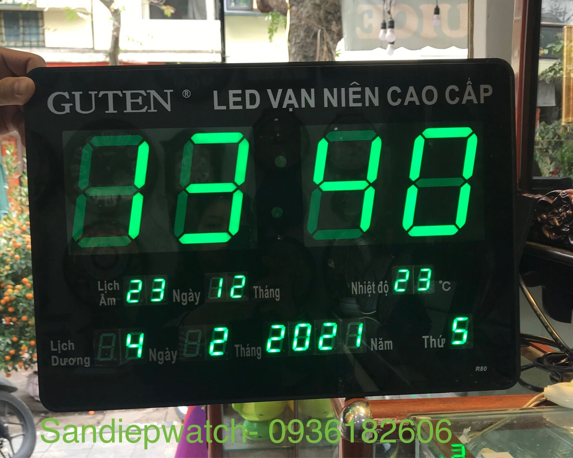 ĐỒNG HỒ LED VẠN NIÊN SỐ TO GUTEN
