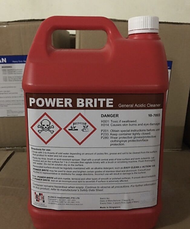 Power brite-5l chất tẩy cặn can-xi