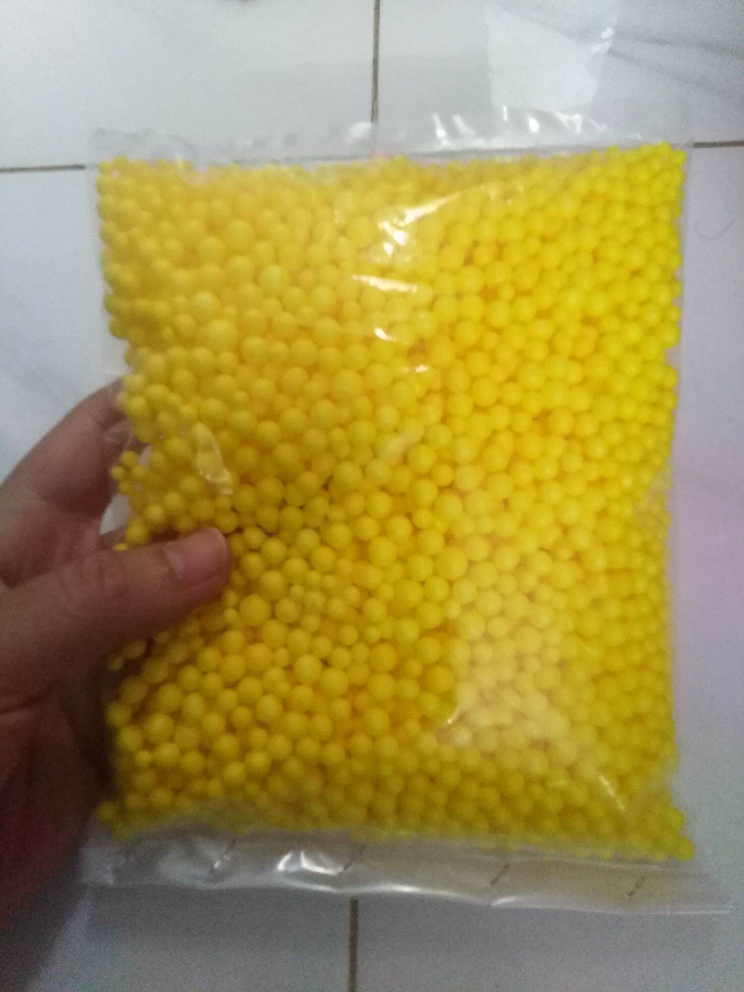 Hạt xốp màu gói quà, Câu cá