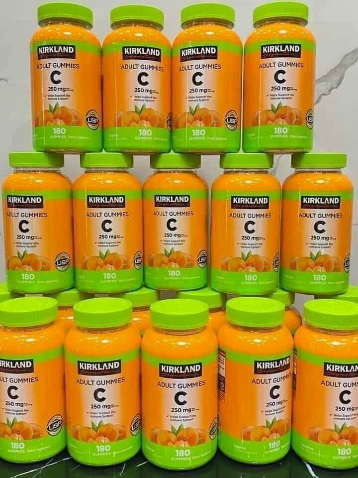 Kẹo Dẻo Bổ Sung Vitamin C Adult Gummies Kirkland 250mg