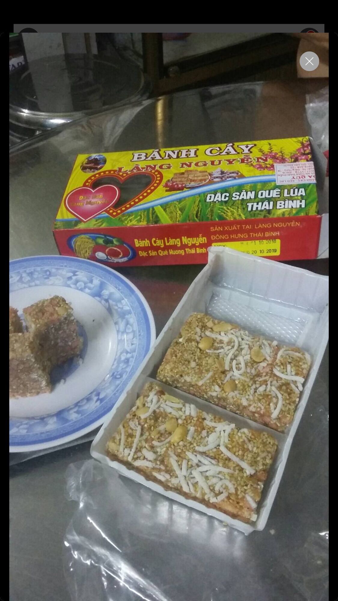 [HCM] 1 hộp bánh cáy Thái Bình