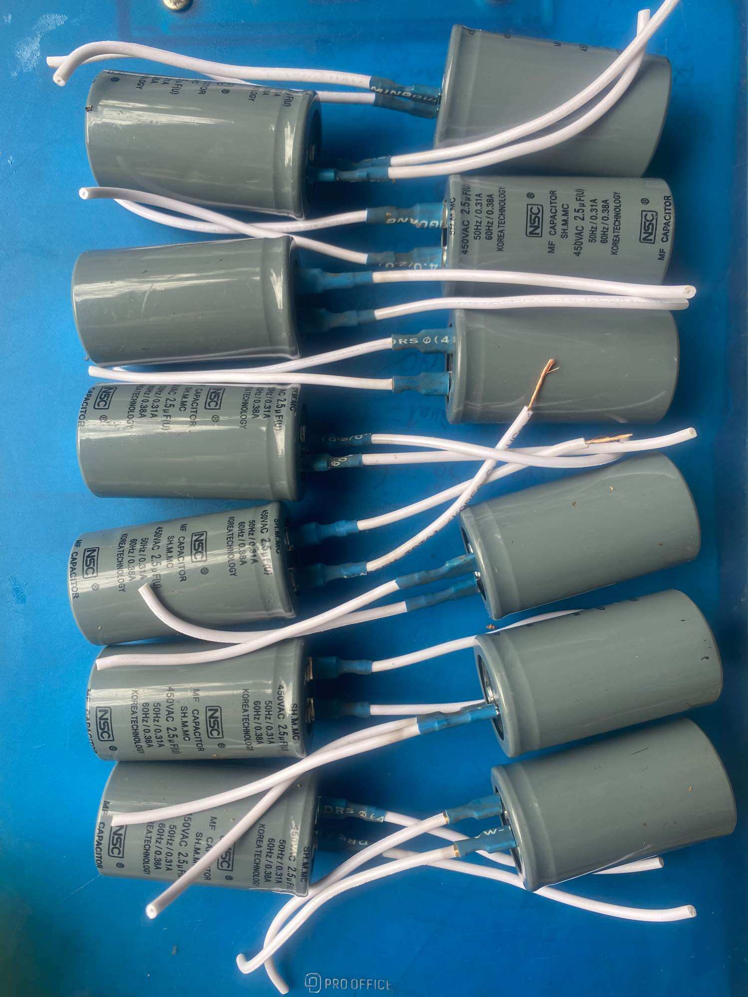 Tụ tròn 2,5mf/450v quạt trần bền gấp 3 lần Sẵn dây