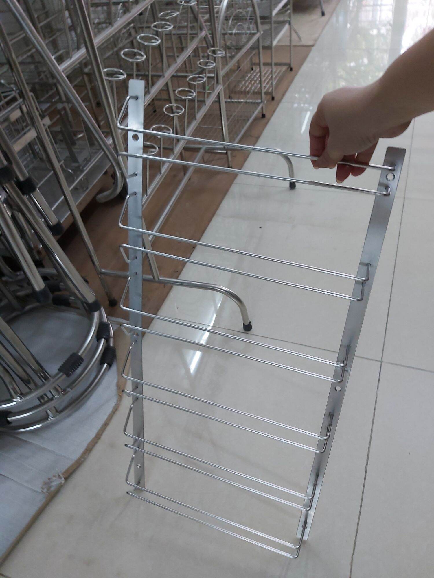 Treo ly inox sáu hàng(kèm ốc vít)