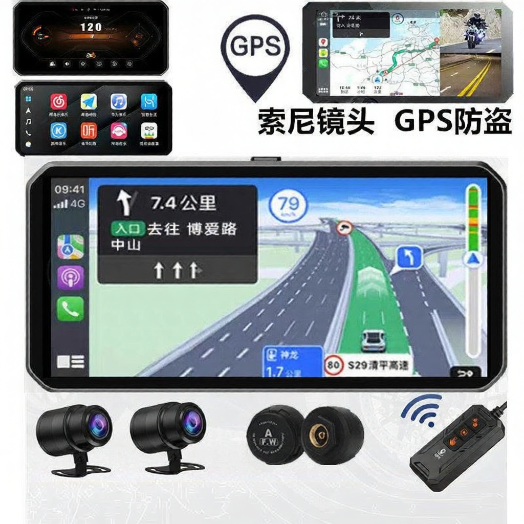 Blind Spot Warning Anti-shake Tire Pressure Water-resistant Dual-lens Carplay Dashboard Camera Giá 8,733,000 Đồng*Miễn phí vận chuyển