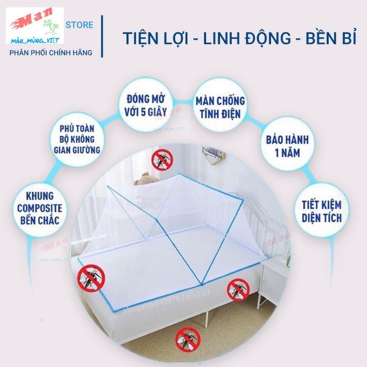 Mùng chụp tự bung
