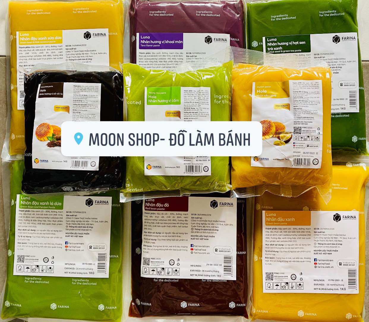 Nhân sên sẵn bánh trung thu 1kg