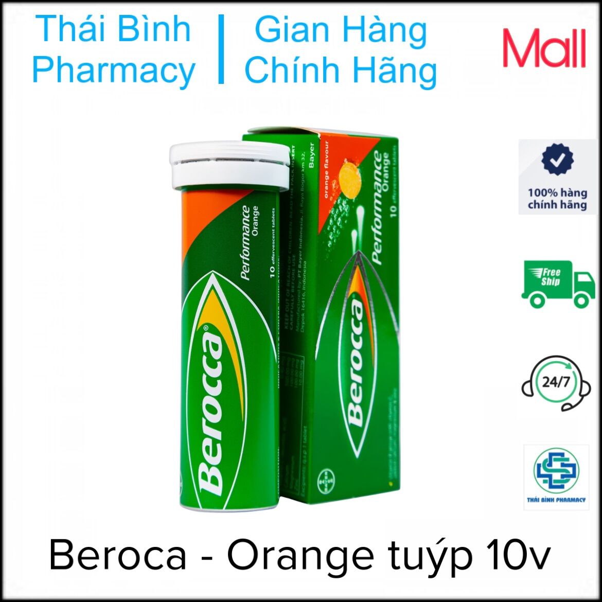 Beroca Orange tuýp 10v
