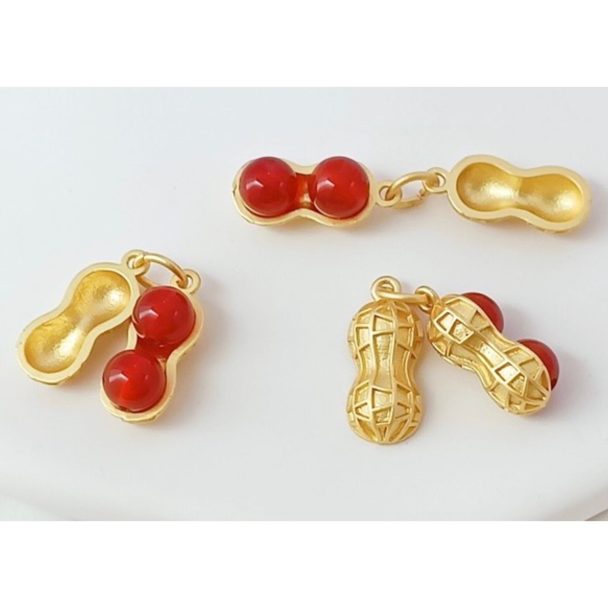 Charm hạt đậu phụng hạt lạc mic vòng(sp không bao gồm vòng)