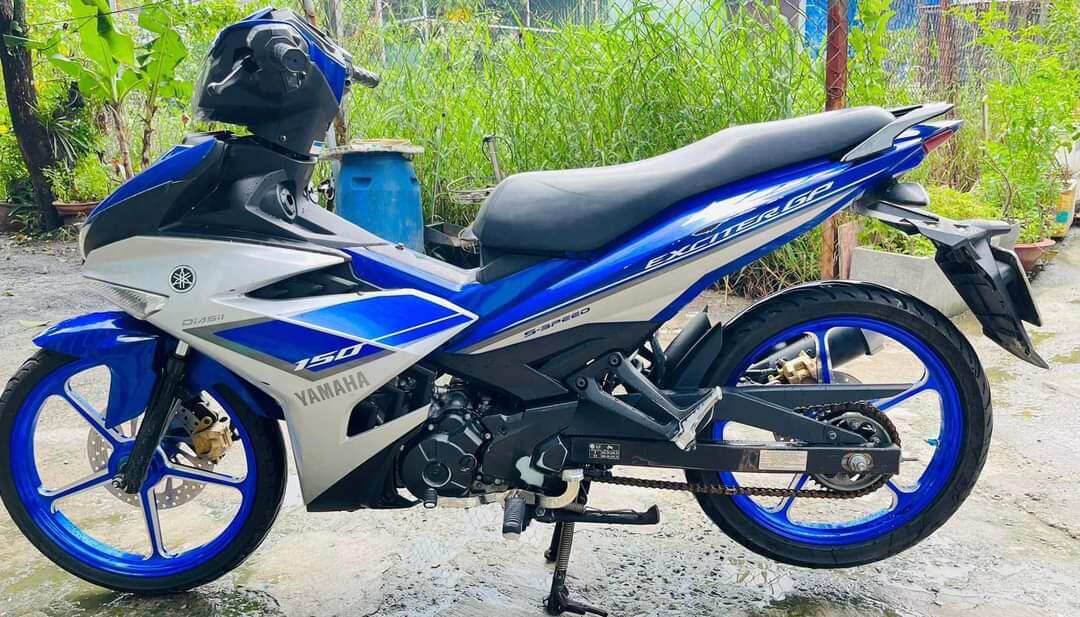 Tem rời ex 150 - Mẫu tem zin chế 3 lớp dán xe xanh bạc