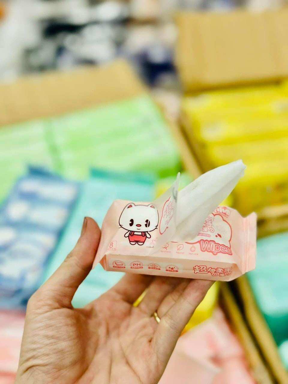 Giấy ướt mini bịch 8 gói