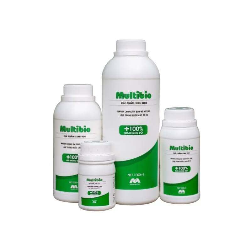 Vì sinh multibio - khử mùi hôi tanh - làm trong nước hồ cá thật nhanh