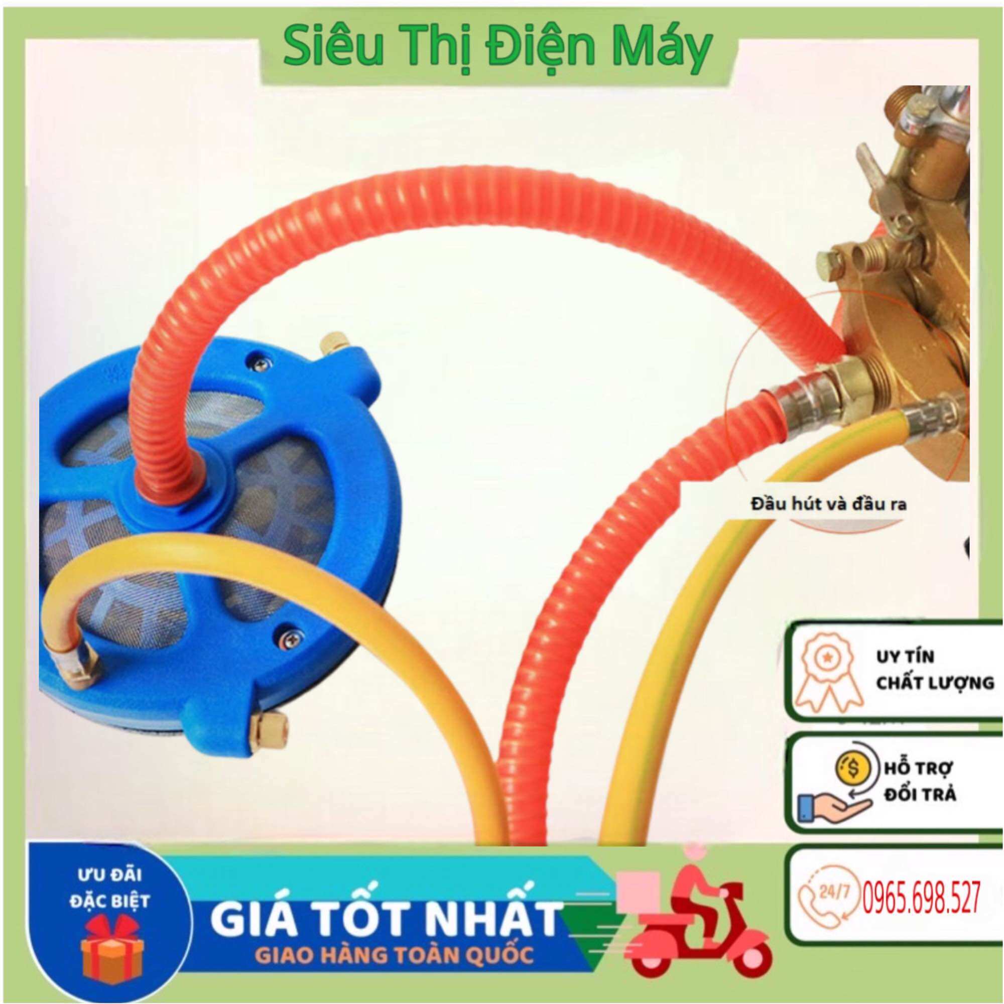Bộ Đảo Trộn Thuốc Trừ Sâu Tự Động ( Có Lọc, 3 Tia Lớn )