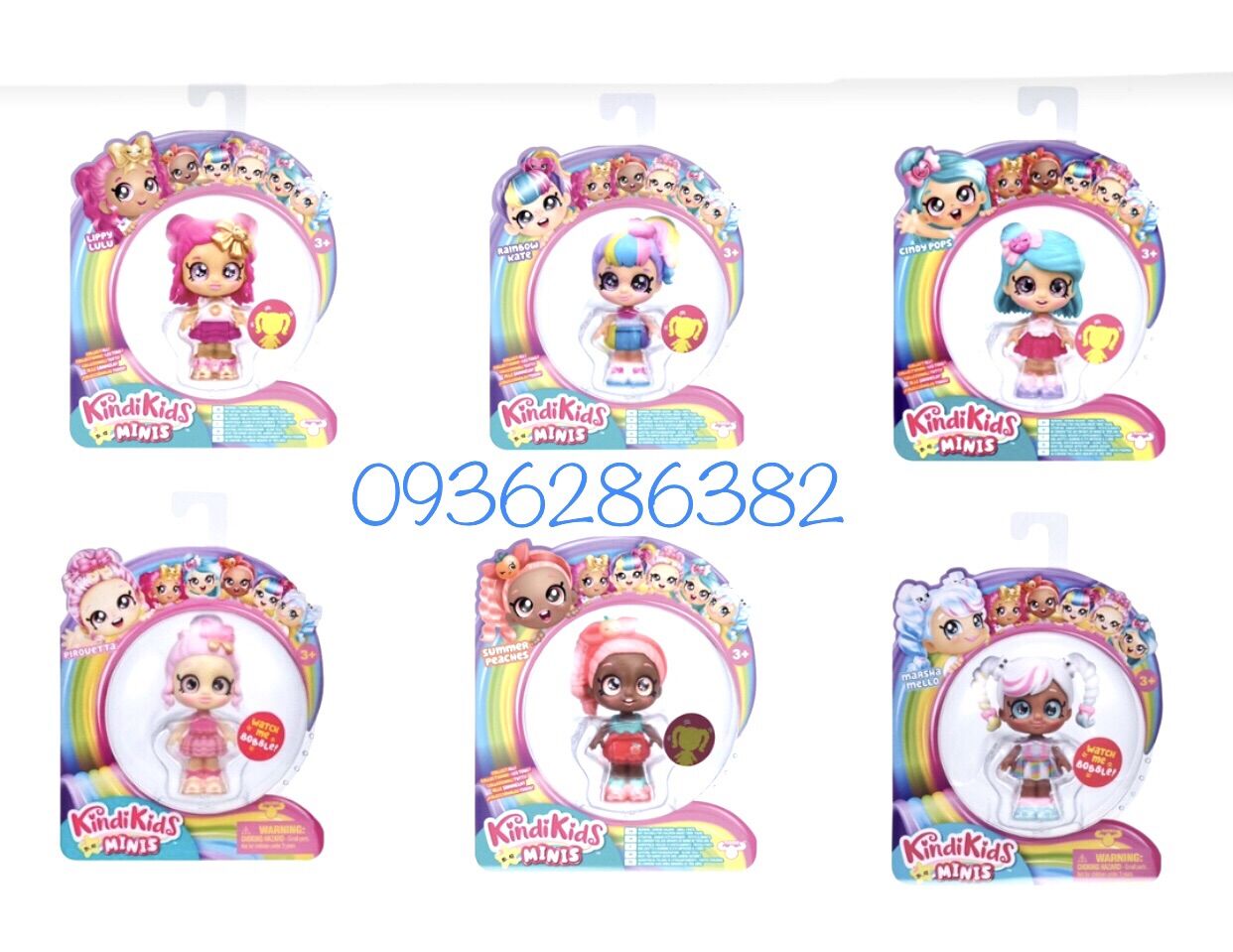 Hộp búp bê Shopkins mini đáng yêu-nguyên vỉ có 6 mẫu tự chọn