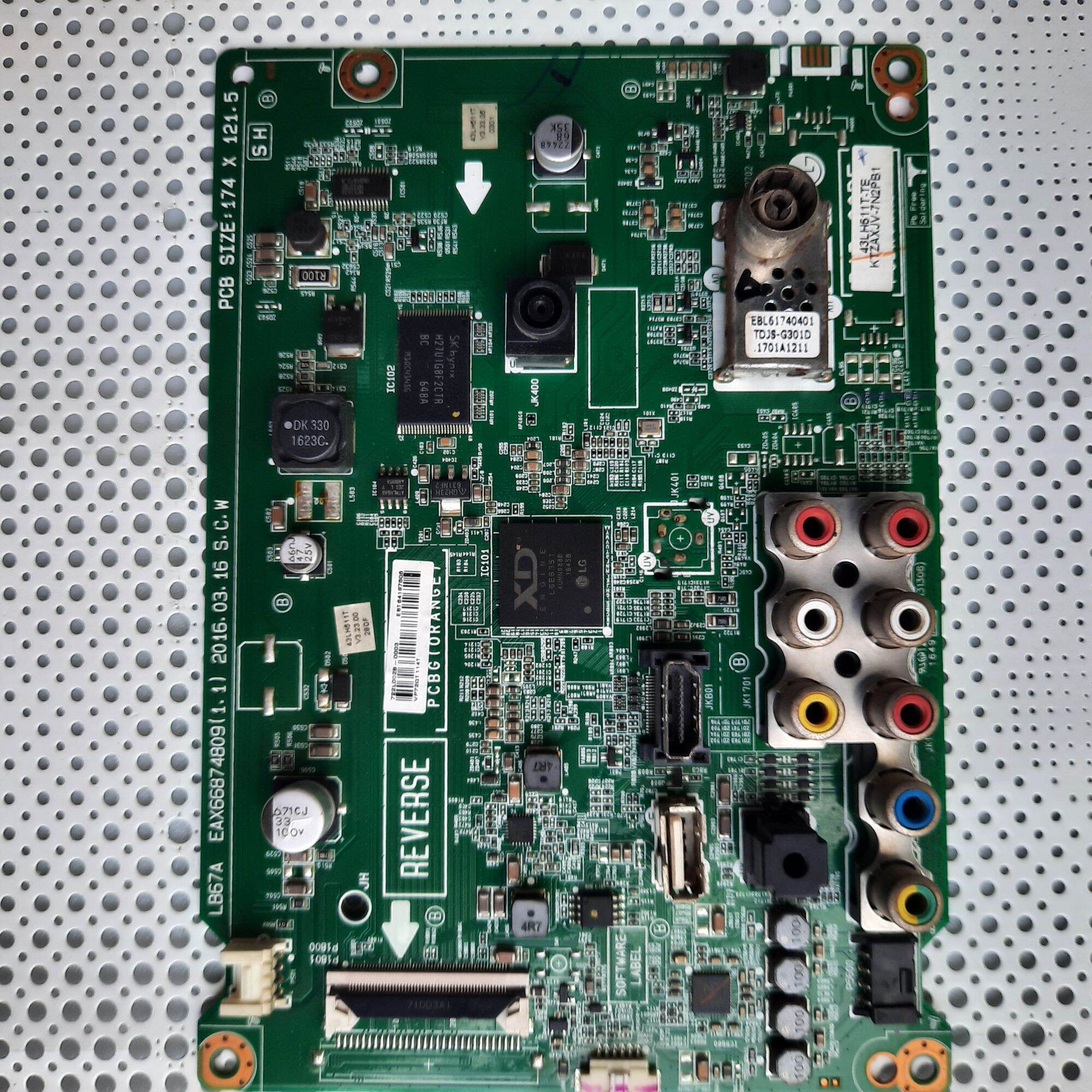 Bo xử lý tivi lg 43lh511