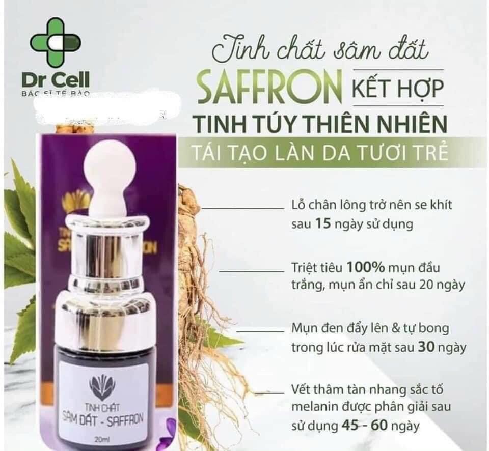 Tinh chất sâm đất safron drcell