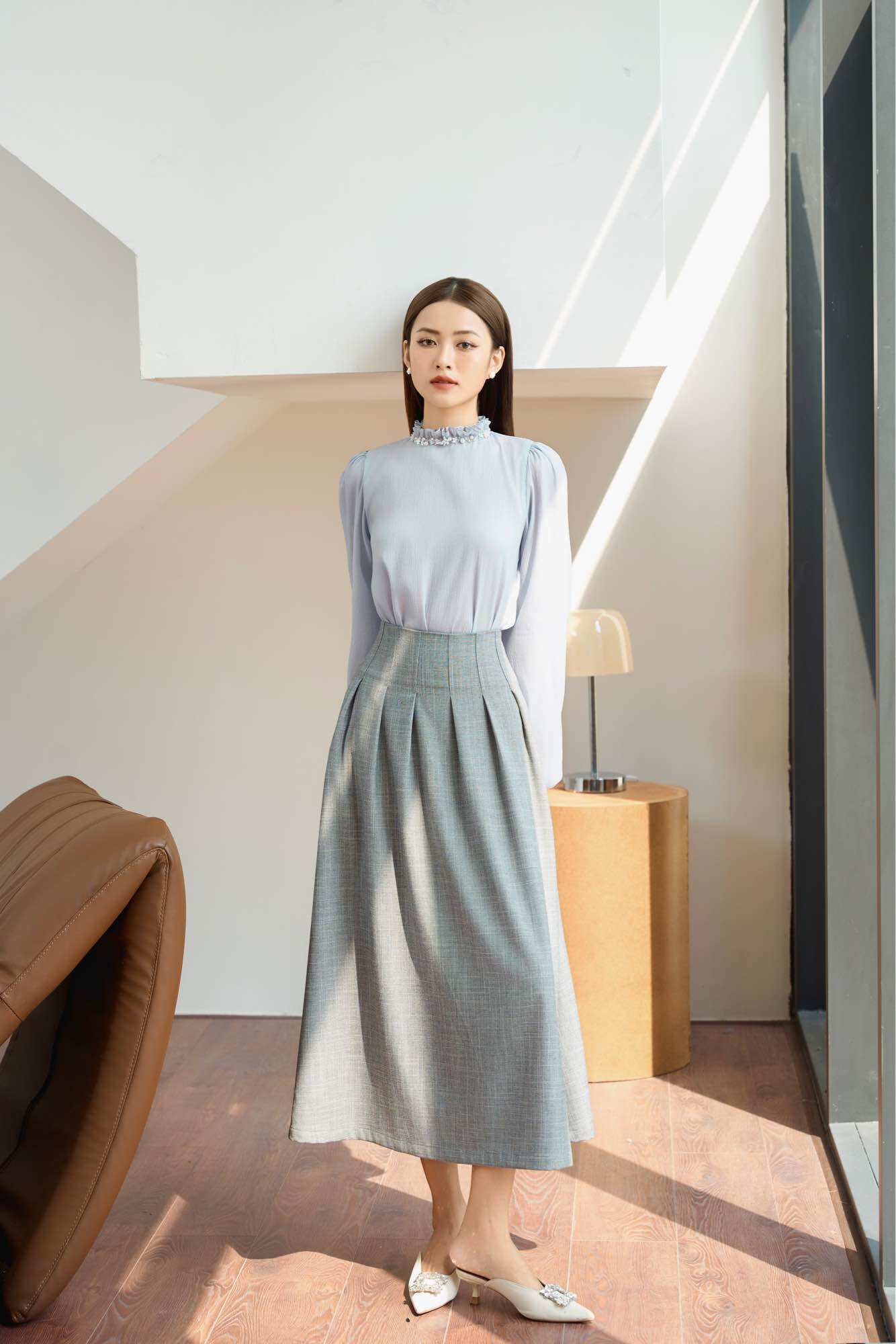 Chân váy li eo Daria skirt