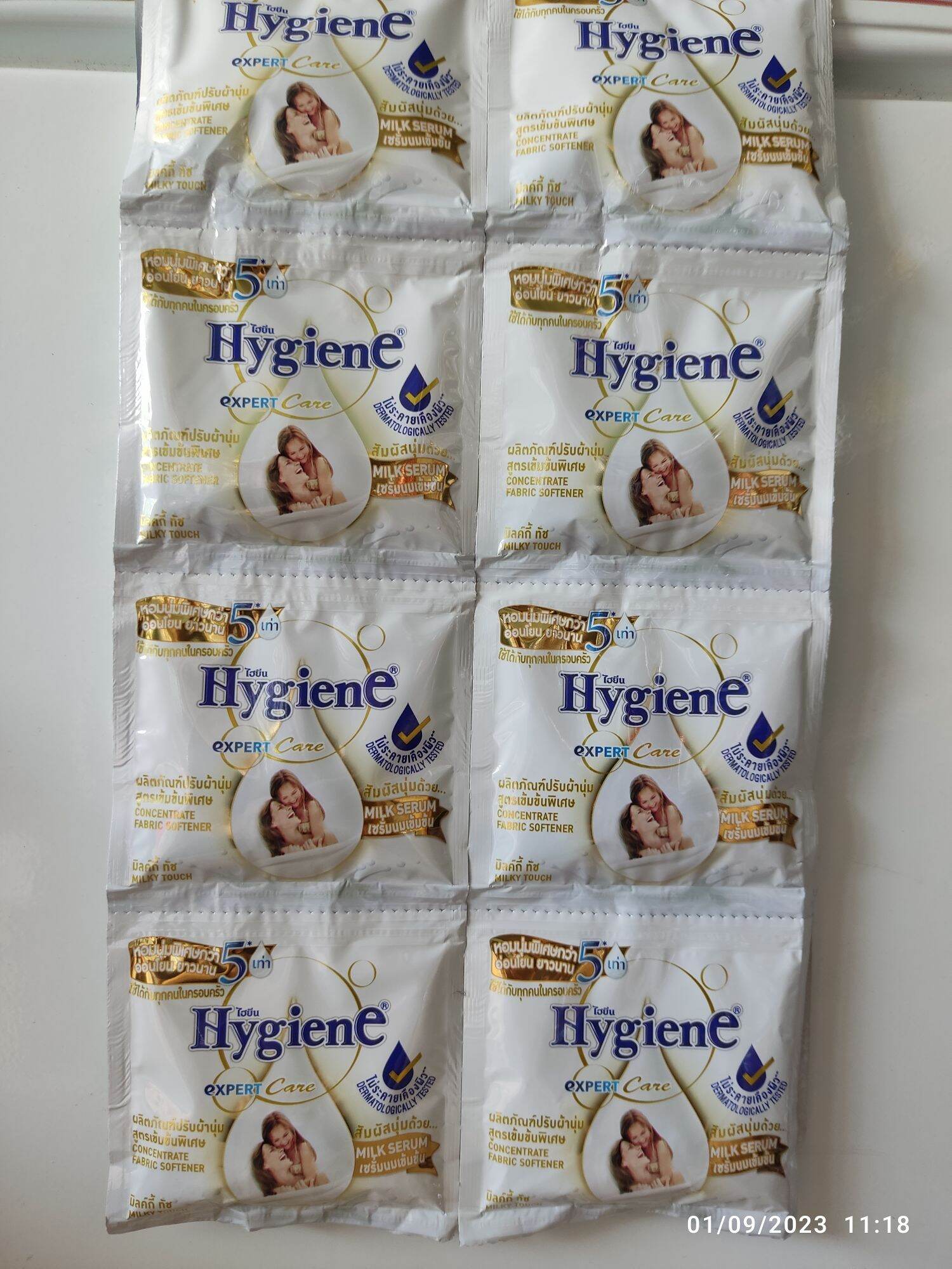 Nước xả vải hygiene thái lan đậm đặc màu trắng