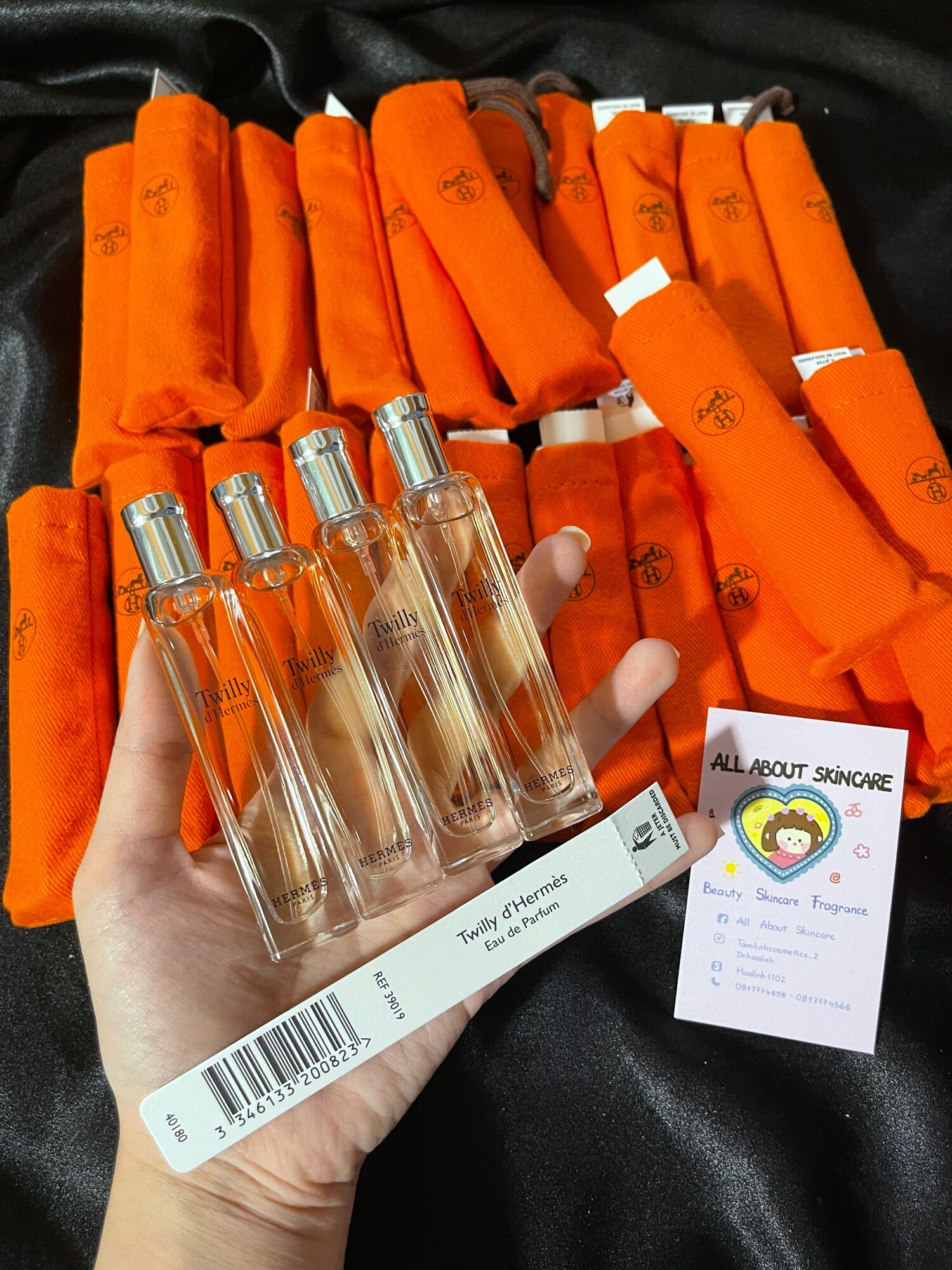 Nước hoa Mini Hermes 15ml kèm túi vải