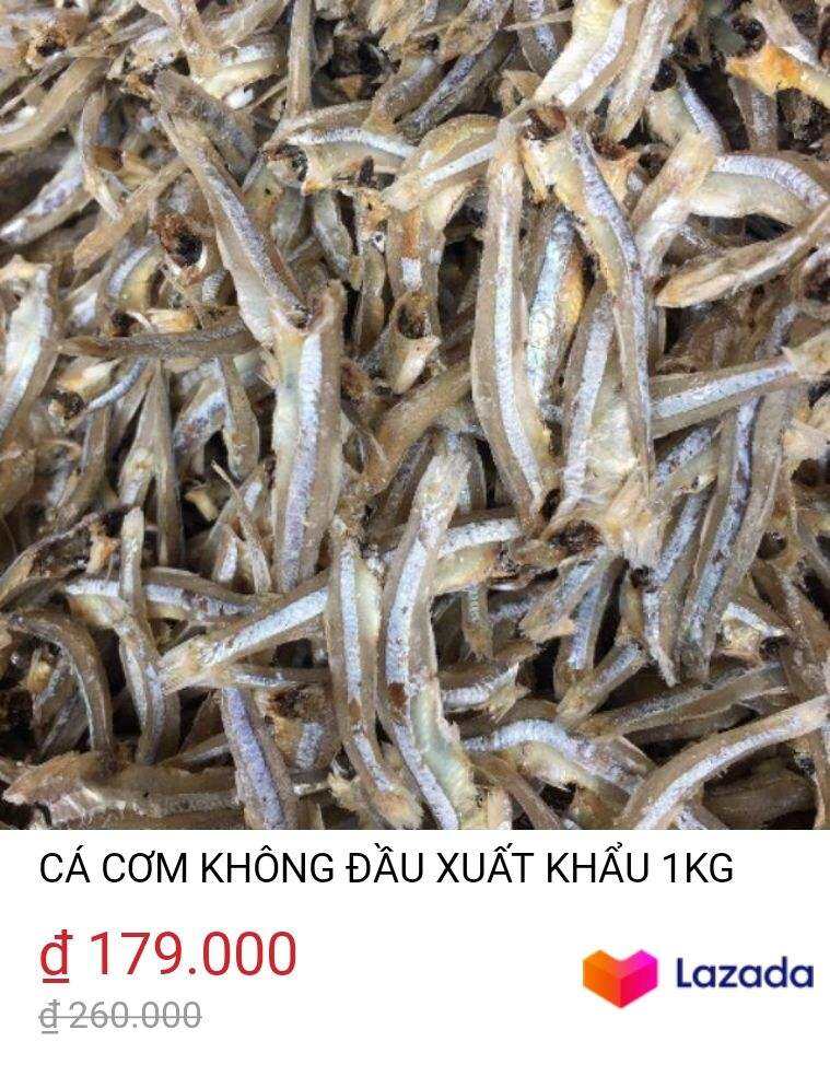 CÁ CƠM KHÔNG ĐẦU XUẤT KHẨU 1KG