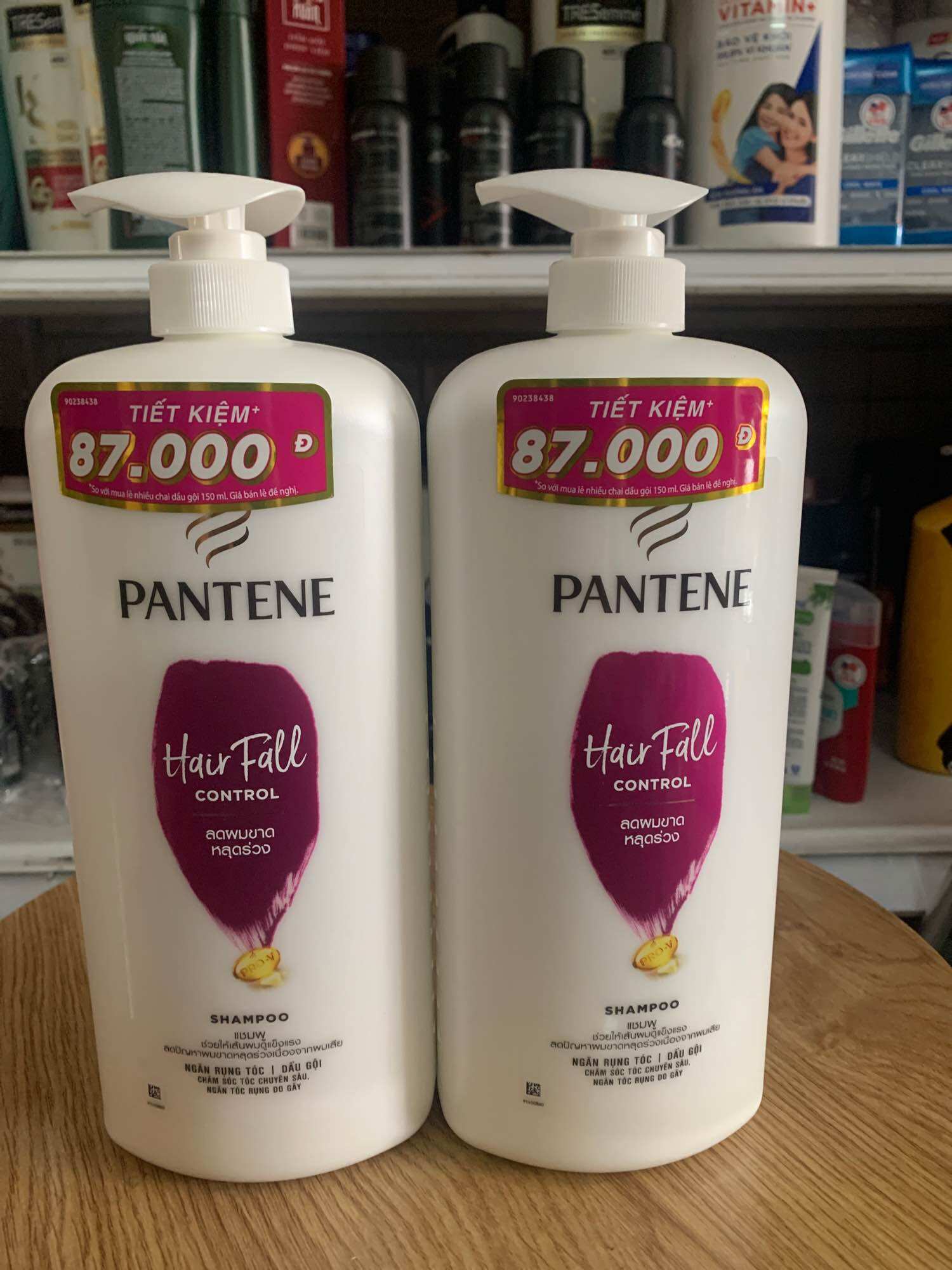 (Mẩu mới)Dầu gội Pantene ngăn rụng tóc 1200ml