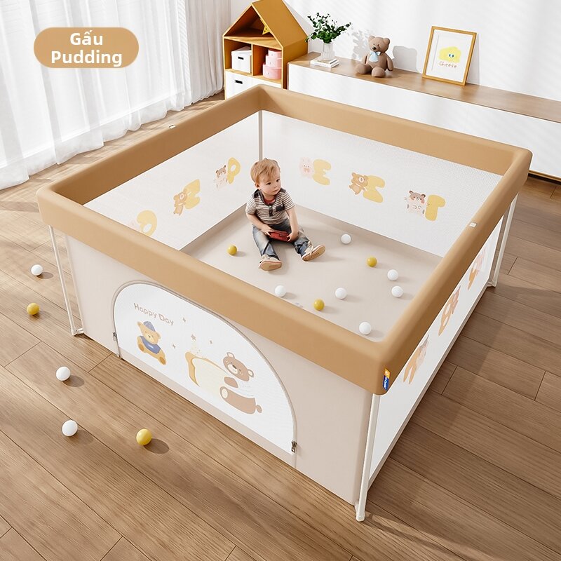 M-castle | Hàng Rào An Toàn Cho Bé Gập Một Nhấn Dễ Lắp