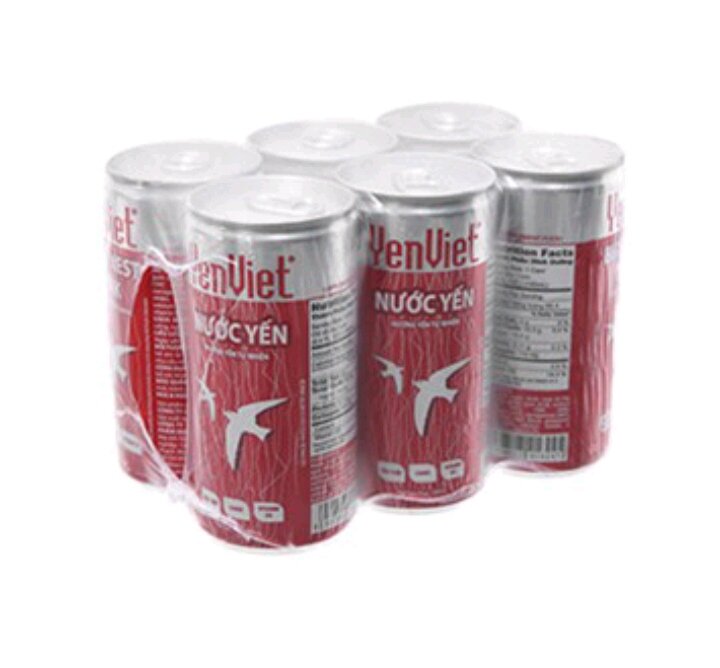 Lốc 6 Lon Nước Yến Yến Việt ( 6 lon x190ml)