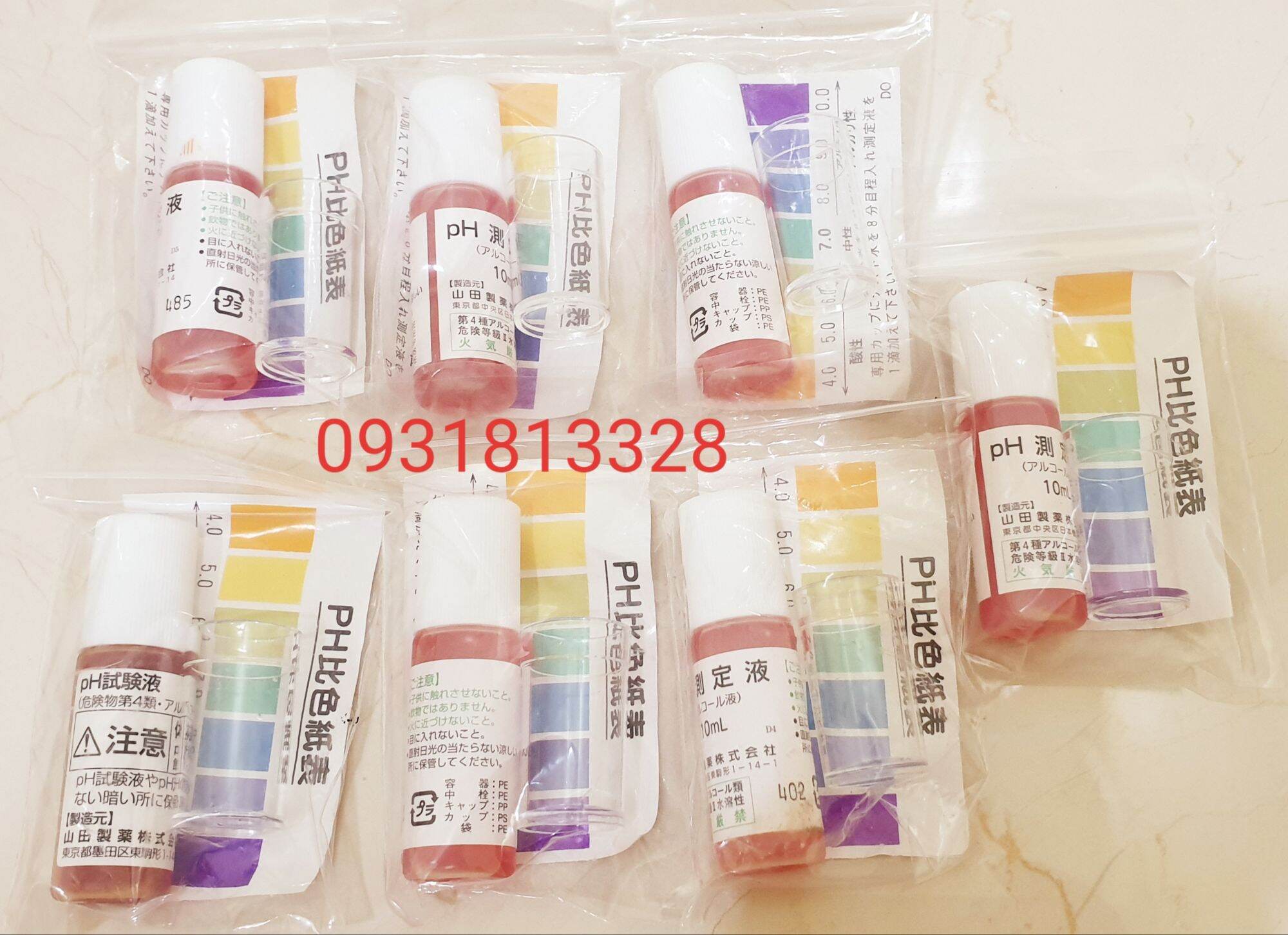 10ml Dung dịch test pH thử nguồn nước máy ion kiềm