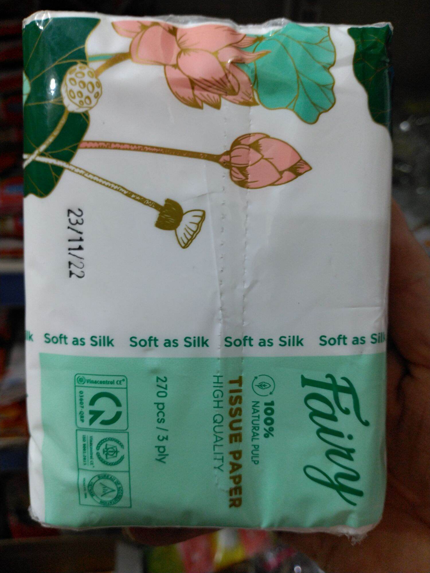 Giấy ăn Fairy sen