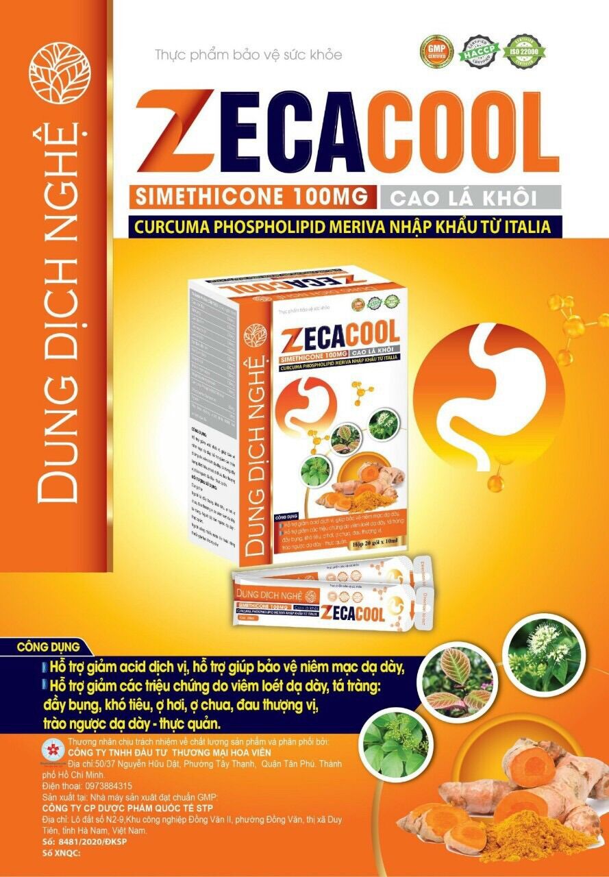 Dung dịch nghệ Zecacool