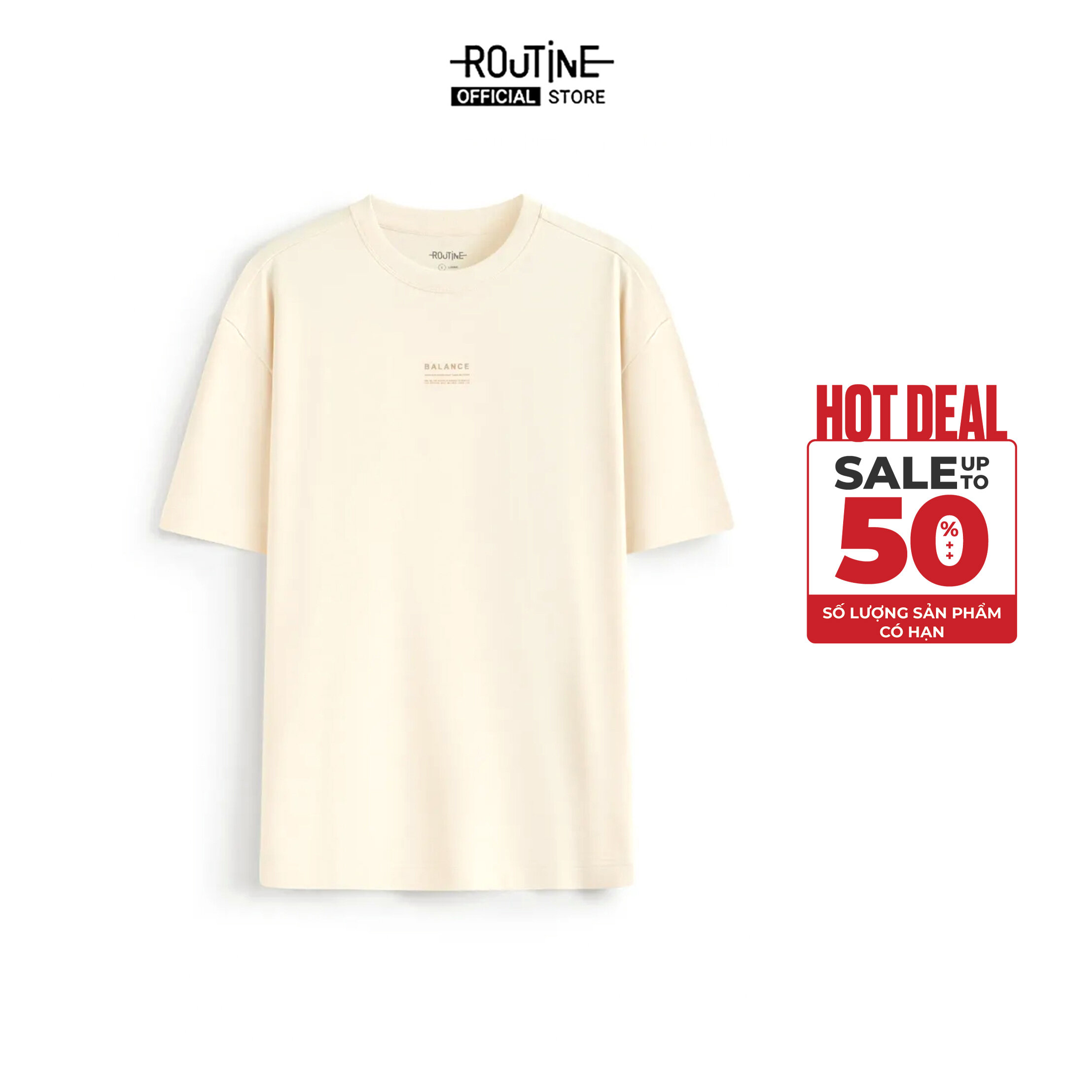Áo Thun Nam Ngắn Tay Hình In Form Loose - Routine 10F24TSS032R1