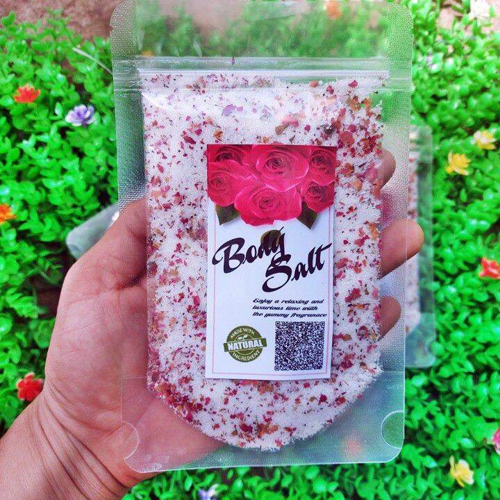 Muối Tắm Tẩy Tế Bào Da Chết Dành Cho Body Làm Sạch Da Giúp Da Hồng Hào Tươi Trẻ Giúp Kem Dễ Hấp Thụ (Gói 100G)