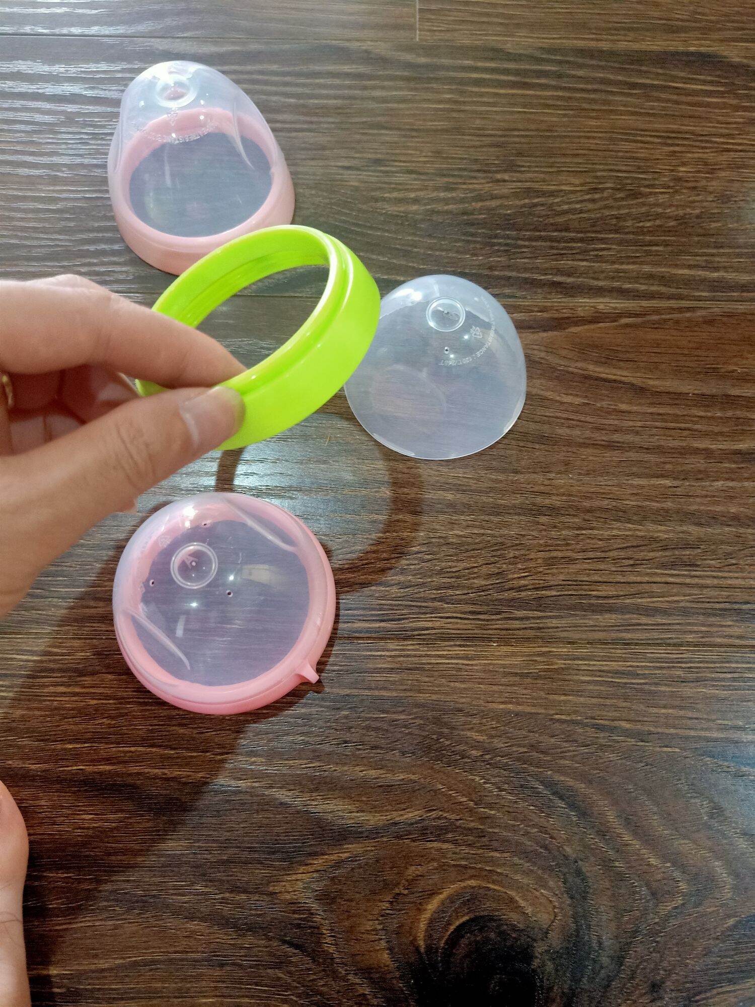 Nắp và cổ bình sữa comotomo đủ size màu