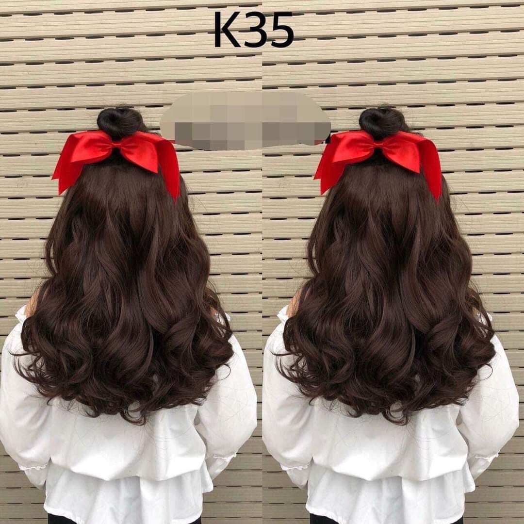 Tóc kẹp xoăn 35_40cm