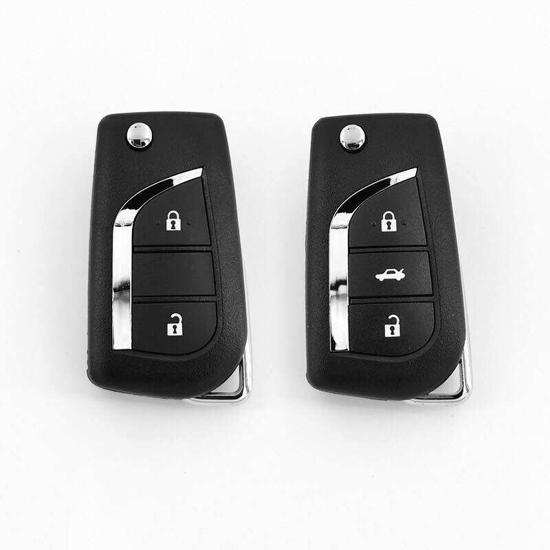 Vỏ chìa khoá bấm gập toyota innova, fortuner, vios, hilux, altis nhựa cao cấp