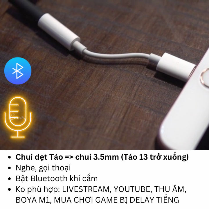 [IP/Android] Jack chuyển tai nghe lightning /ai phone  từ chui Light ning sang chui tròn 3.5mm - Jack chuyển TypeC sang chui tròn 3.5mm hỗ trợ nghe nhạc, xem phim cho ai phone 6plus 7 plus 8 plus x xs 11 pro xsmax 12 13 14 15 pro promax samsung xiaomi