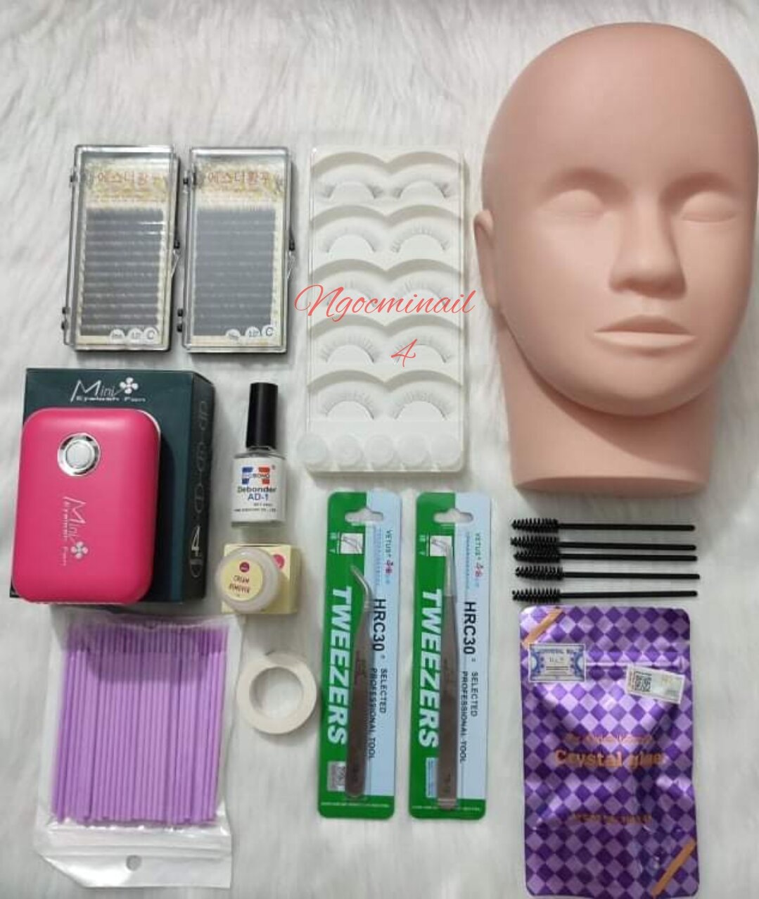 Combo đồ nối mi cơ bản cho học viên