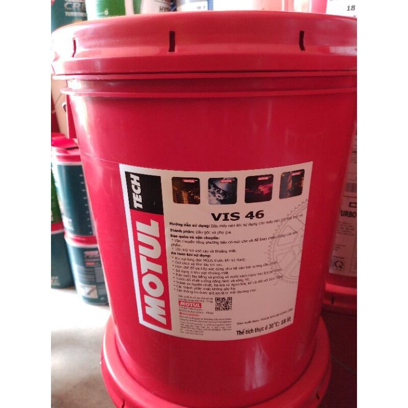 Dầu nhớt Motul Vis46 dung tích 18 lít dùng cho máy nén khí