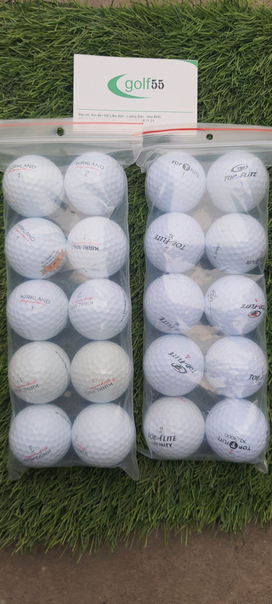 10 bóng golf tổng hợp 80% 90%