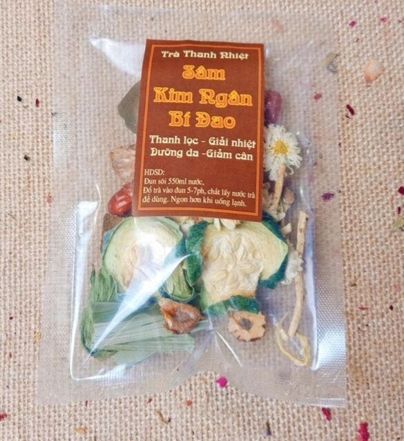 Trà Sâm Bí Đao Thanh Nhiệt Tiêu Đờm (Bí Đao Phấn Trắng)