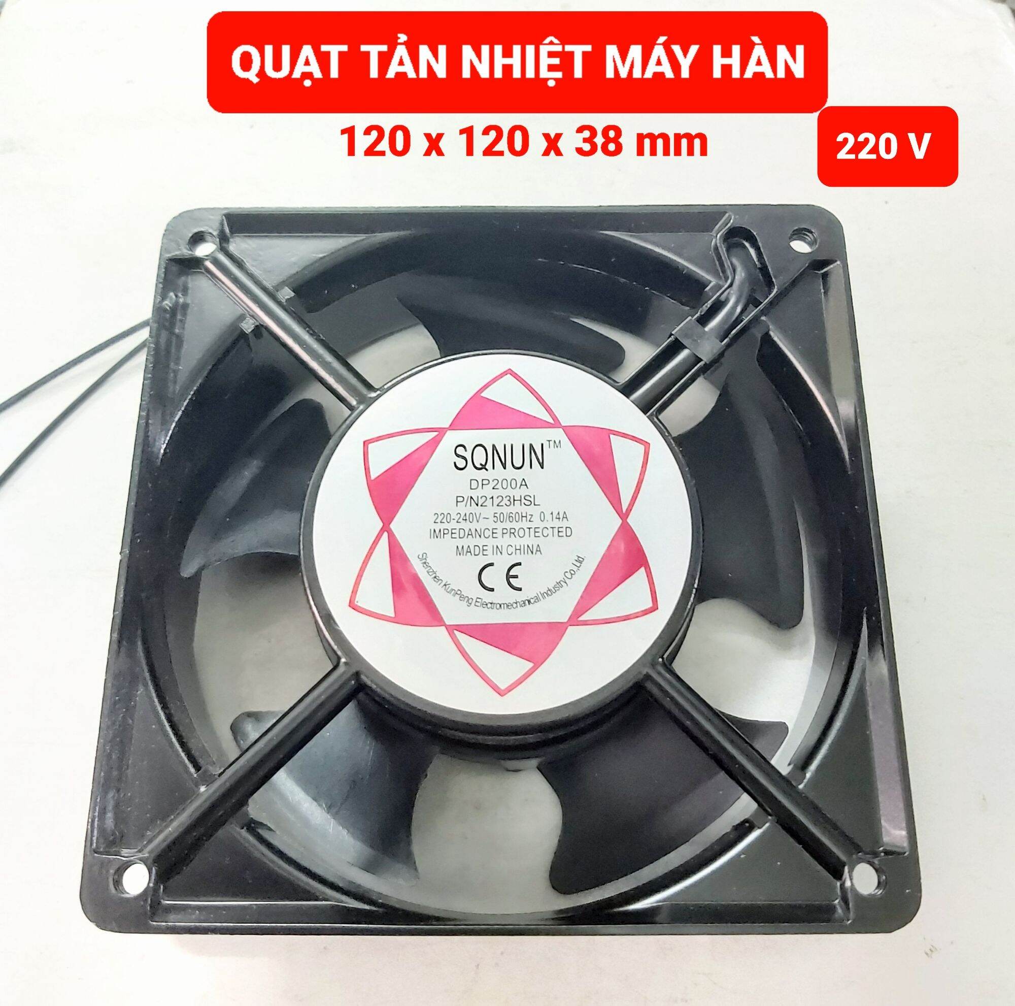 Quạt tản nhiệt, quạt làm mát máy hàn 220 V sắt bền