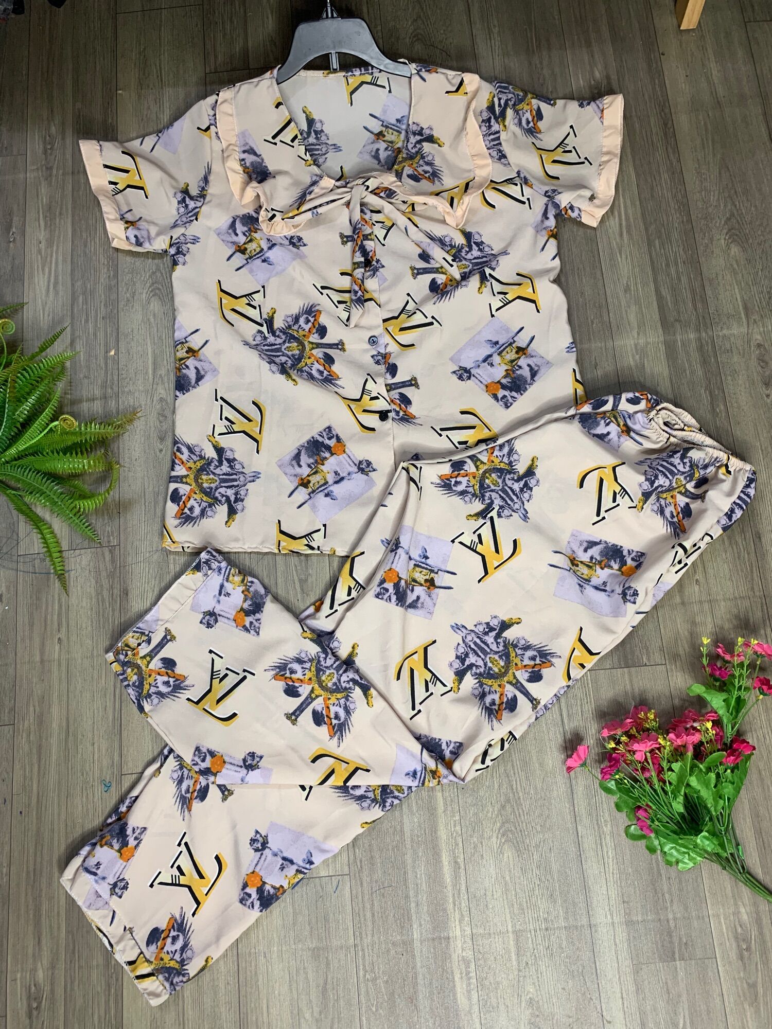 [HCM]Đồ bộ lụa Hàn tiểu thư