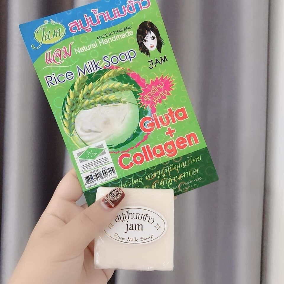 Bánh xà phòng cam gạo