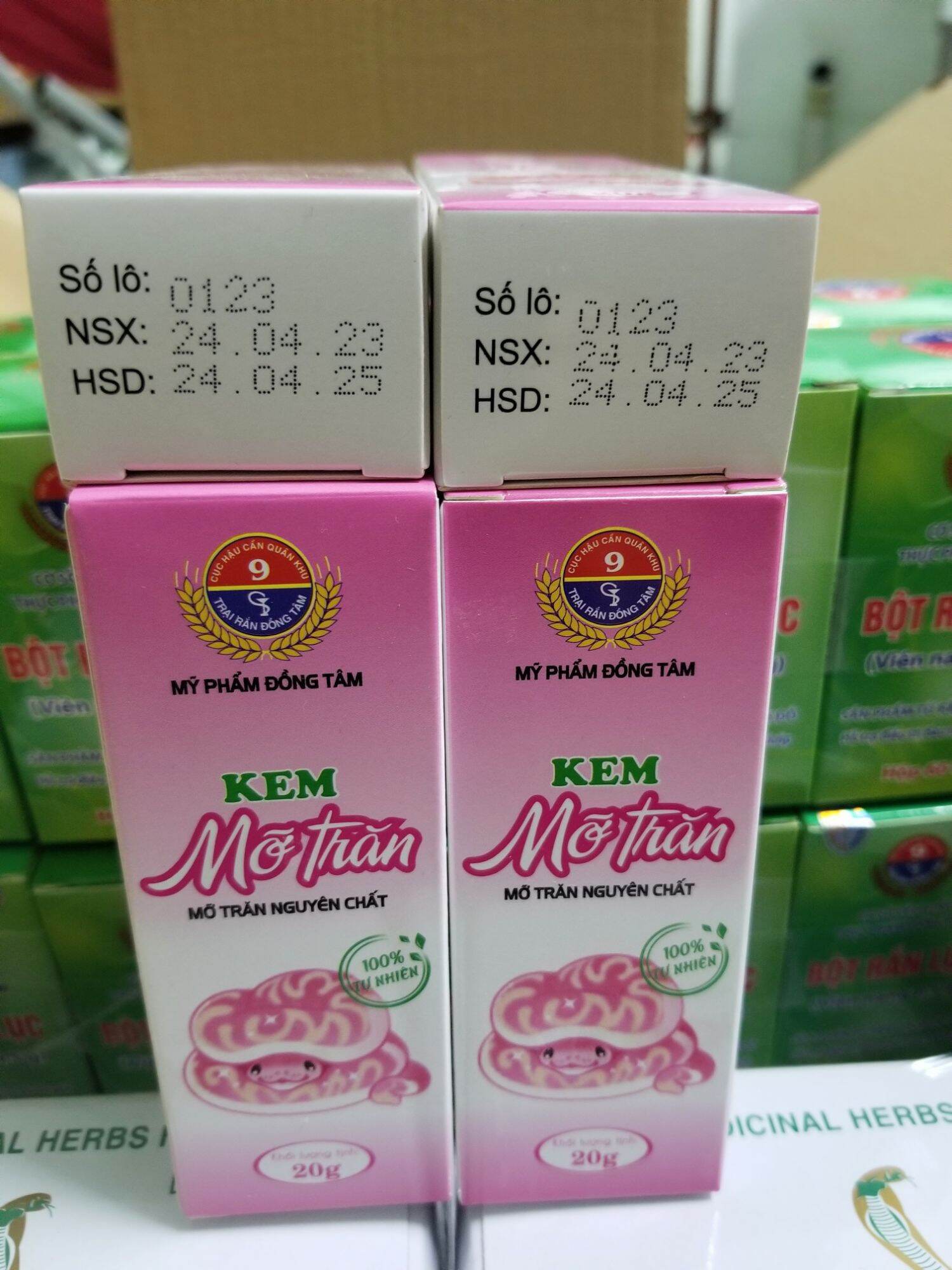 Kem mỡ trăn Đồng Tâm ( HỒNG)
