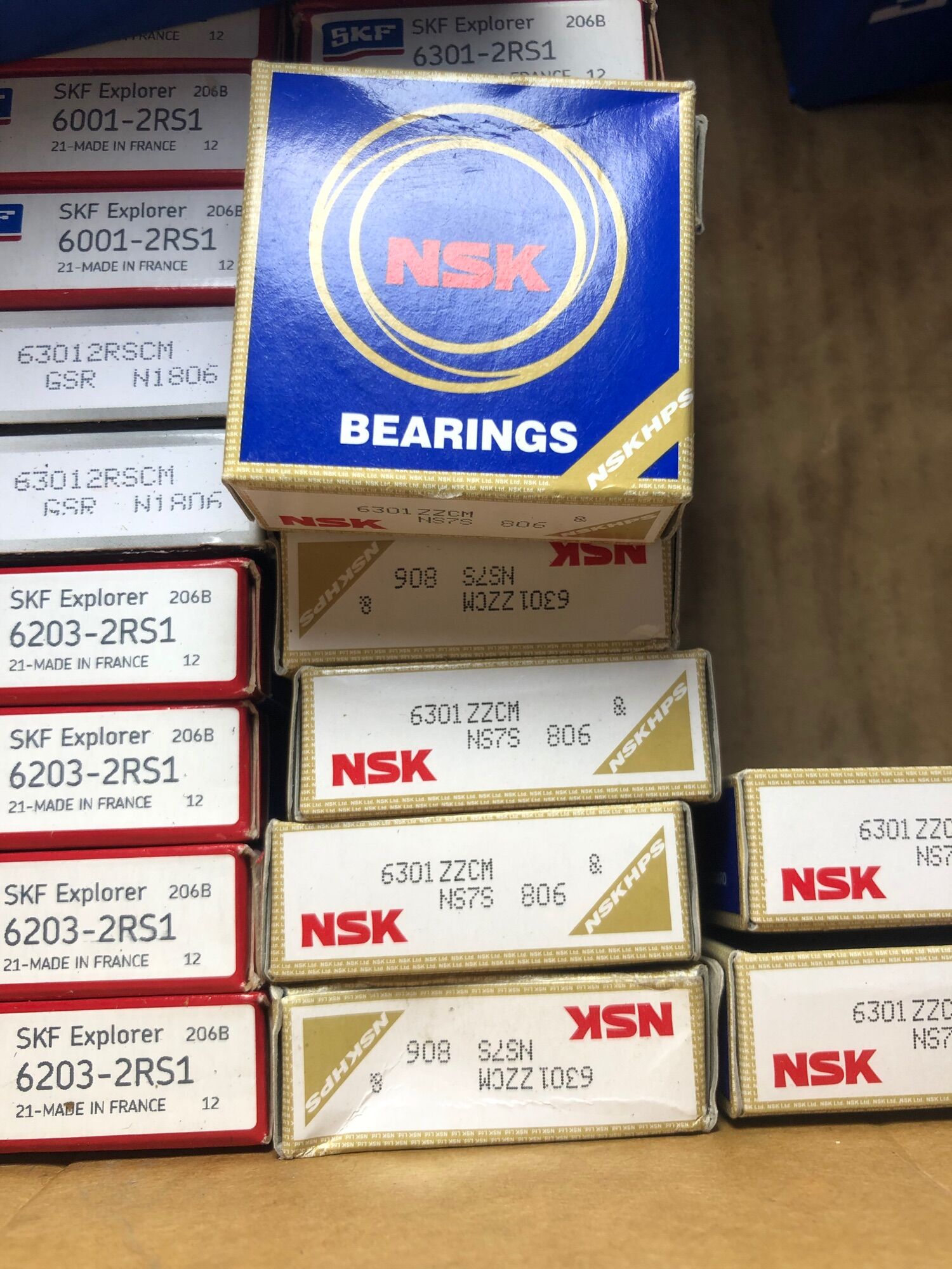 Vòng bi bạc đạn NSK 6301 japan