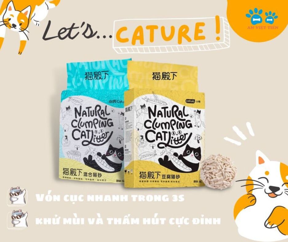 [SIÊU TIẾT KIỆM] Cát đậu nành Cature Tofu - Hàng nội địa (túi 2.4kg)