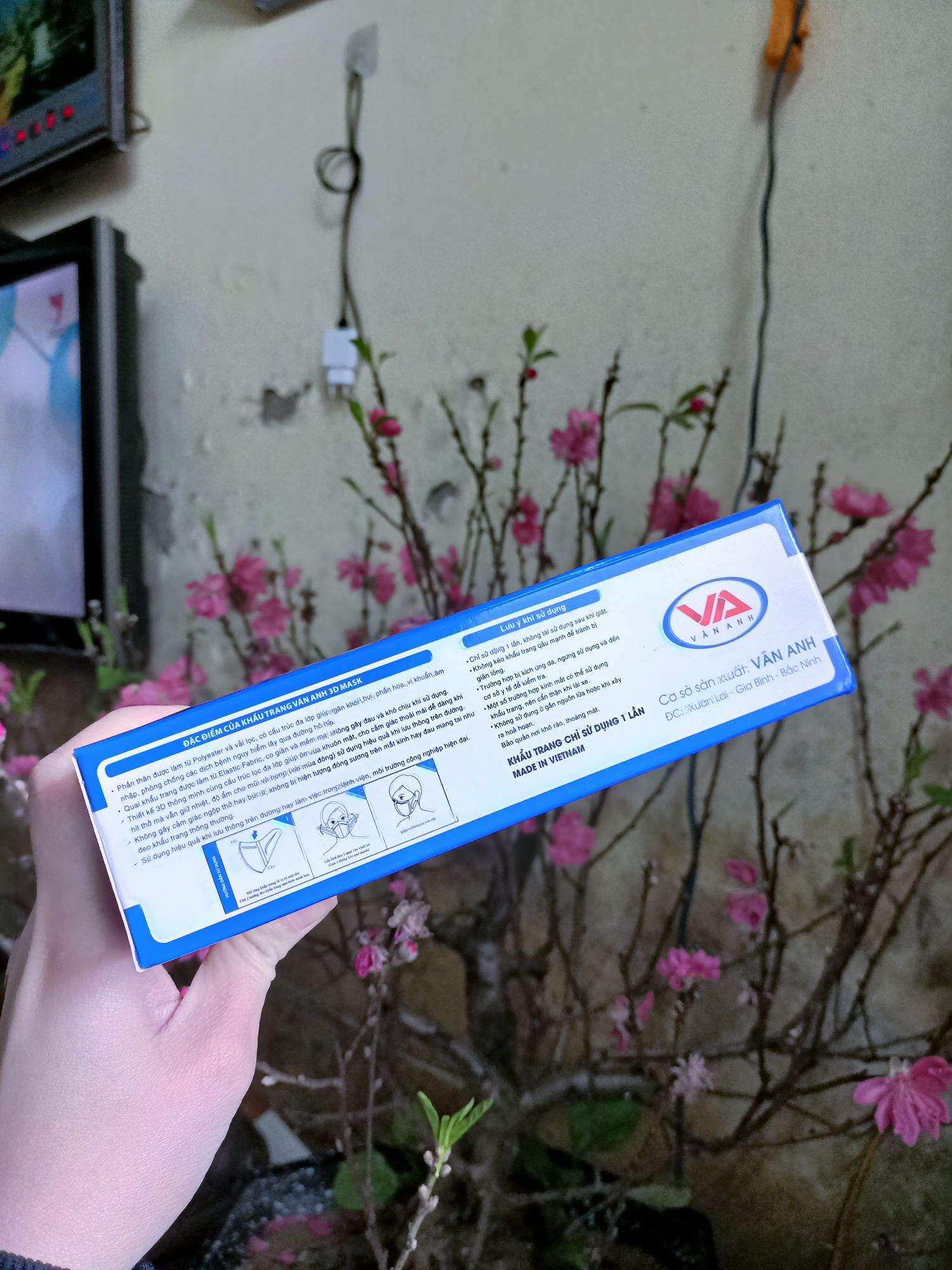 HỘP 50CHIẾC KHẨU TRANG 3D MASK VÂN ANH