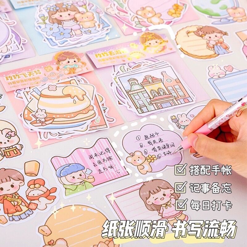 Sticker note 30 tờ nhiều hình