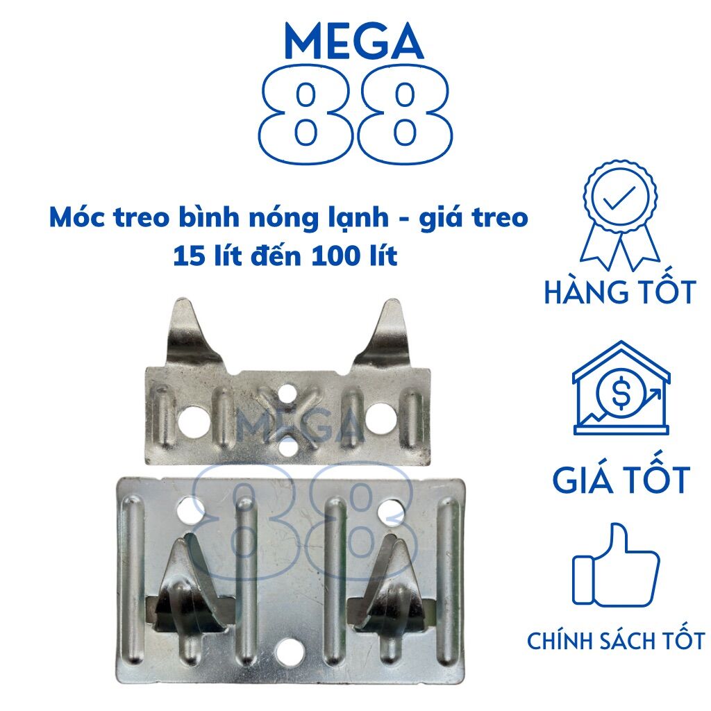 Móc treo bình nóng lạnh 15 lít đến 100 lít - ngông treo bình nóng - giá treo bình nóng