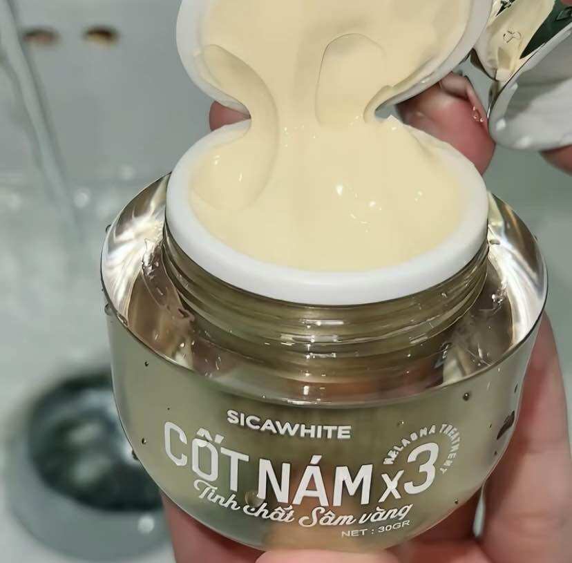 Kem cốt nám X3 (30gr).  kèm serum cốt sâm.